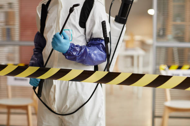 Professional Biohazard Cleanup technician working in Succasunna, NJ